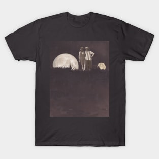 Moon on a Meadow Dream Surreal Vintage Photography 1920's T-Shirt